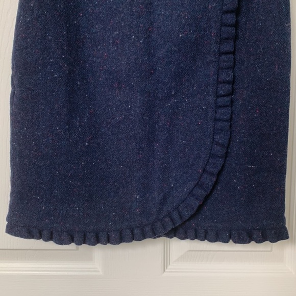 NWT Talbots 2P Navy Wool Skirt - Picture 3 of 11